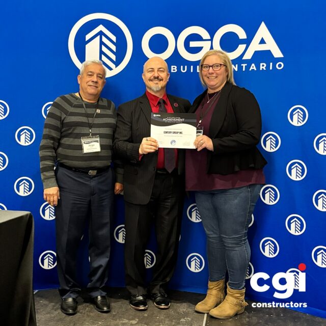 Our team attended OGCA’s Leaders in Safety Day last week!
The event brought together industry leaders and safety professionals to share insights and strategies for creating safer, healthier workplaces. We heard from an incredible lineup of speakers including Dr. Joel Moody (CPO), Stephen Dama (MLITSD), Enzo Garritano (IHSA), and Lindsey Kocher (WSIB) — covering topics such as:
• Health and safety success stories & strategies
• Combating complacency on site
• Mental health and opioid awareness
• WSIB’s new business safety portal and other online tools
• CISWP services and industry resources
The day concluded with the Safety Awards Presentation, celebrating companies recognized for their commitment to health and safety by achieving zero lost time incidents.
Thank you to the OGCA for hosting another excellent event that continues to strengthen our industry’s safety culture!
#CGIConstructors #OGCA