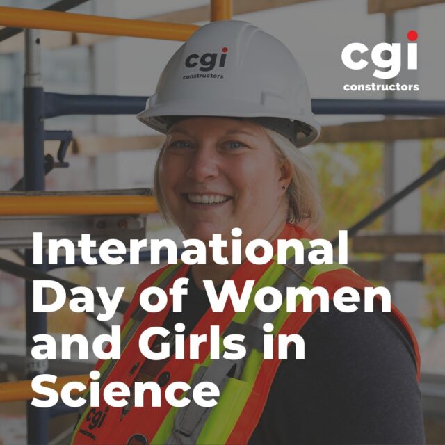 Today we celebrate the women and girls shaping science, engineering, and construction. Their hard work continues to transform the industry — proving that construction is a place where women and girls lead, build, and thrive. Happy International Day of Women and Girls in Science.

#CGIConstructors #WomenAndGirlsInScience