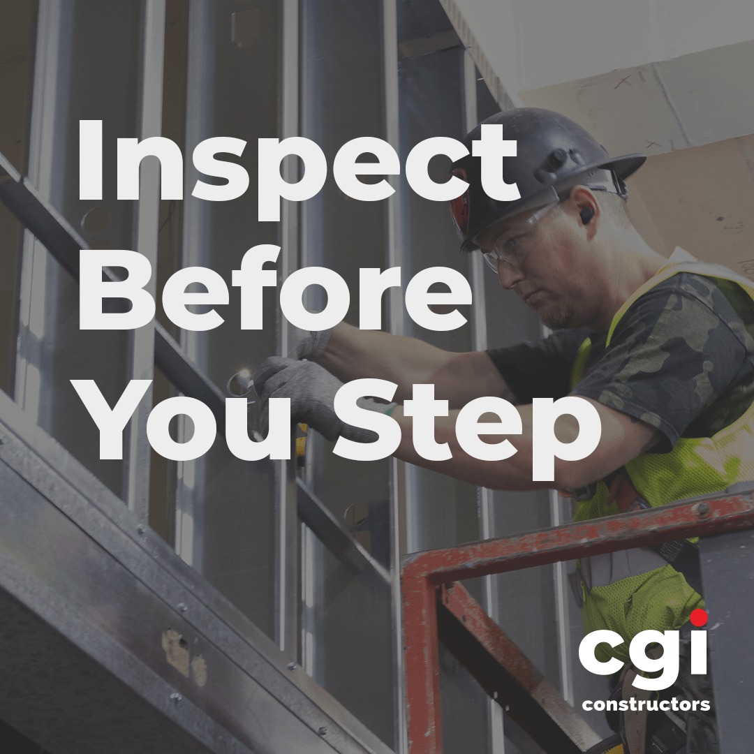 Damaged, defective or incorrectly installed scaffold components can lead to tip-overs or collapse. Safety starts with a thorough inspection.
Check these key areas:
Frames
• No cracks, rust, bends, or deformations
• Components fit together square and true
Feet & Base Plates
• Adjustable plates work properly and resist uplift/compression
• Securely attached to legs; mudsills must be nailed down
Connecting Pins
• Compatible with frames and locked in place
Braces
• Cross & horizontal braces free of cracks, rust, bends
• Horizontal braces installed every third frame vertically & in each bay laterally
• Scaffolds over 3 frames tied into the structure
Guardrails
• Must be on all work platforms
• Compatible with frames and properly assembled
Regular inspections save lives and scaffolds shouldn’t be used unless they are fully inspected.
#CGIConstructors #HomeSafeEveryDayEveryOne #ScaffoldSafety