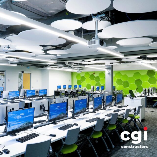 Another successful project delivered!
CGI recently completed the renovation of the Lash Miller Computer Lab at the University of Toronto, transforming the space into a modern, flexible environment designed to better accommodate the university's evolving needs. The project included new architectural finishes, a glazed wall system, upgraded audiovisual and electrical infrastructure, and a vertically folding partition wall that allows the space to easily adapt to different functions.
A big thank you to @UofT for their trust, and to @enformarch, @stantec, and @rjc_engineers for their collaboration throughout the project. Congratulations to everyone involved on another successful completion!
#CGIConstructors #UofT #ProjectCompletion #BuiltByCGI