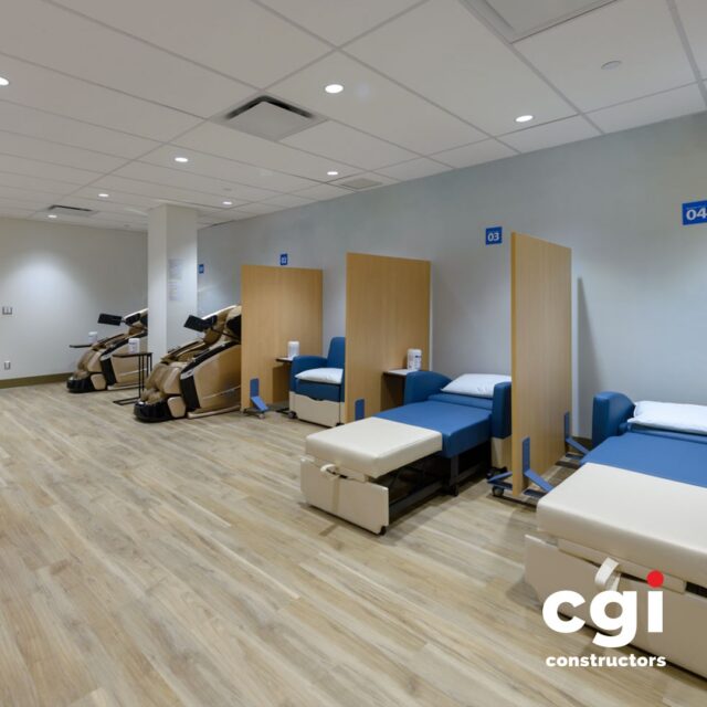 CGI is pleased to share the completion of the Staff Wellness Centre and office renovation at St. Boniface Hospital.
On this project, we transformed existing ground-floor space into a refreshed, purpose-built environment for hospital staff. The work included selective demolition, new walls and ceilings, millwork, doors and hardware, flooring, wall finishes, specialty items, and coordinated mechanical, electrical, and fire protection upgrades.
We’re proud to have worked alongside our client, the St. Boniface Hospital, and consultant, @Stantec, to bring this project to completion and create a welcoming space dedicated to supporting hospital staff.
Thank you to everyone involved for their collaboration and contribution to a successful project!
#CGIConstructors #CGIProject #HealthcareConstruction